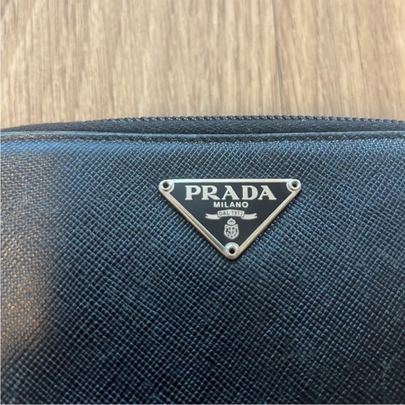 Authentic Prada Saffiano Leather Zip Around Wallet - Picture 3 of 14
